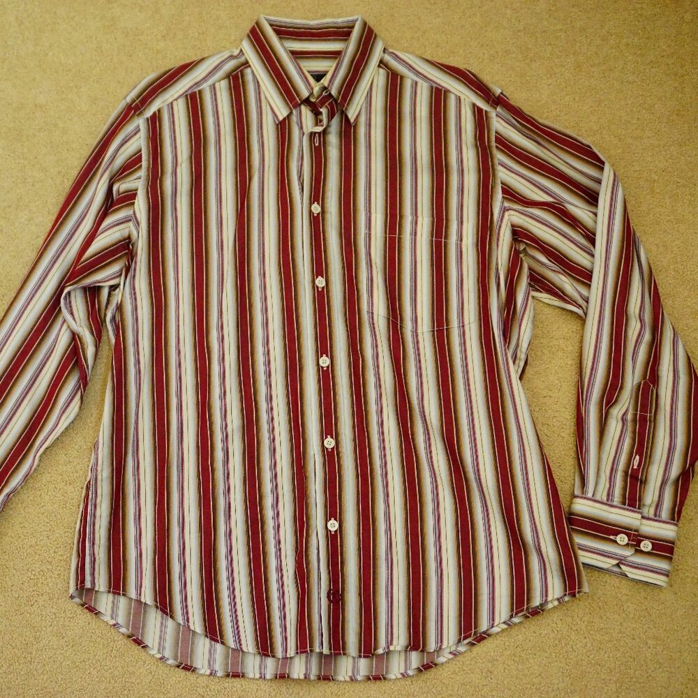 Bugatchi Men's Medium Casual Dress Shirt